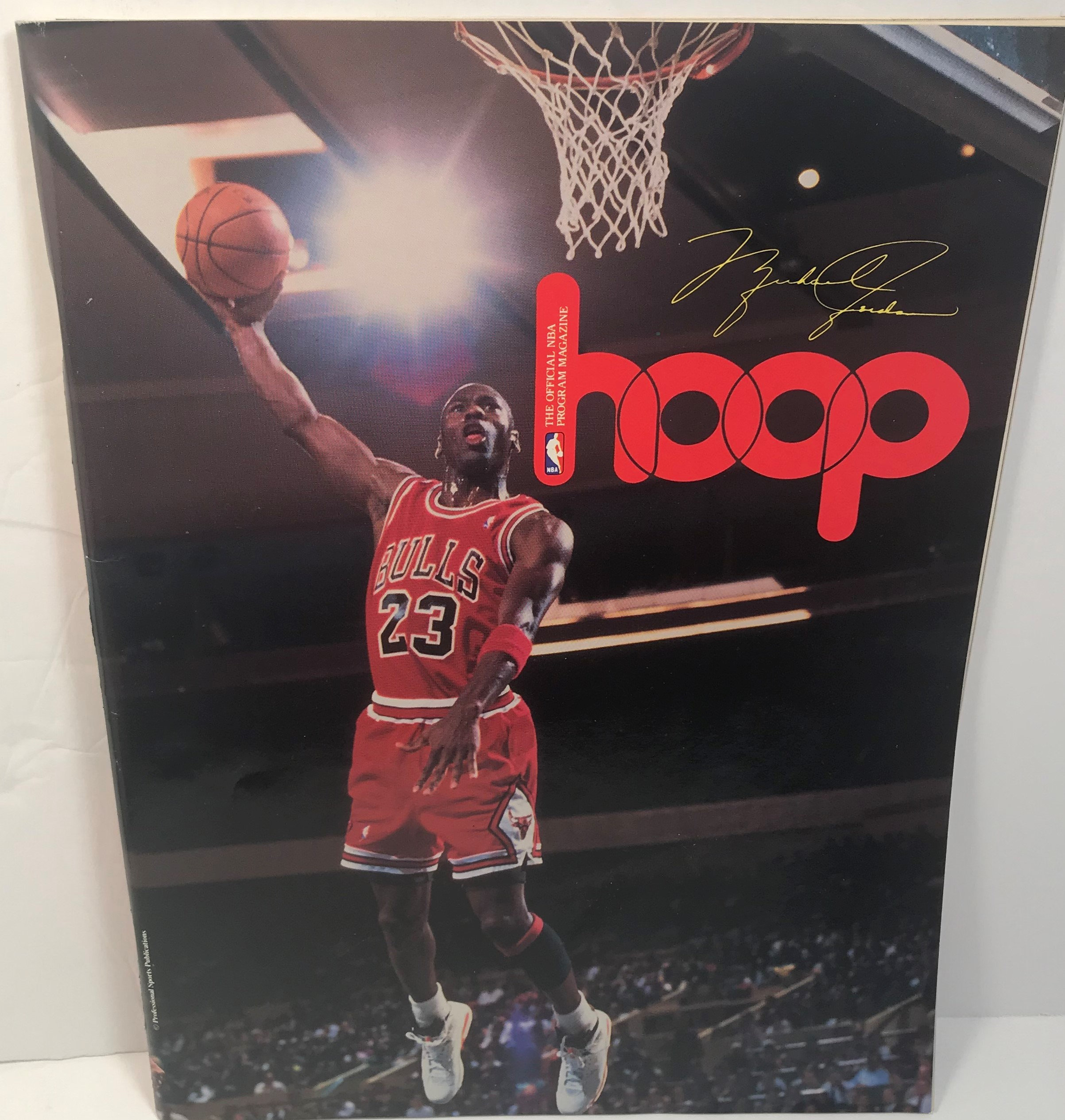 Autographed Newspapers, Magazines, and Programs - Michael Jordan