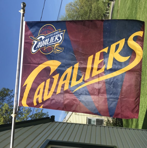 NBA Licensed Cleveland Cavaliers Team Logo Banner Flag Near Mint  
