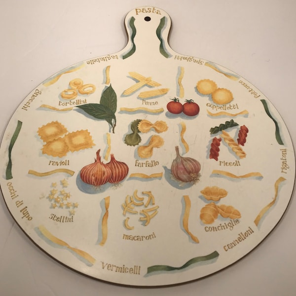 Italian Wood Pasta Board Etsy