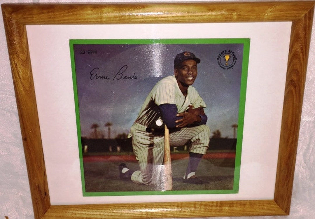 Ernie Banks Auravision Cardboard Record 1964 Baseball Sport 