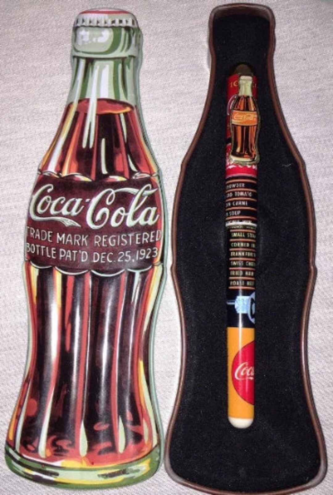 Vintage 1990's Coca Cola Branded Collector's Pen With Tin 1996 NIP - Etsy
