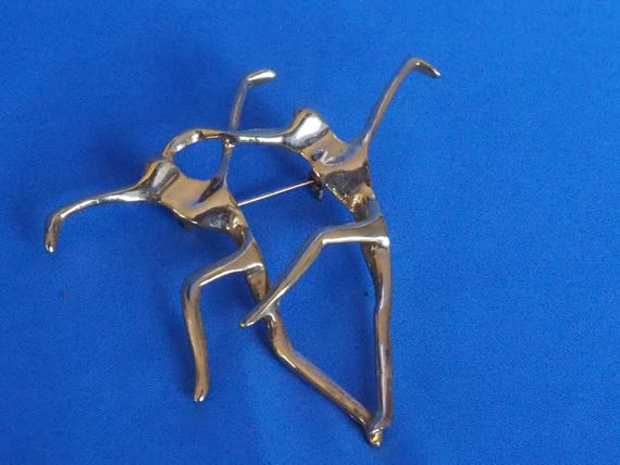 Two Dancers Brooch - image 2