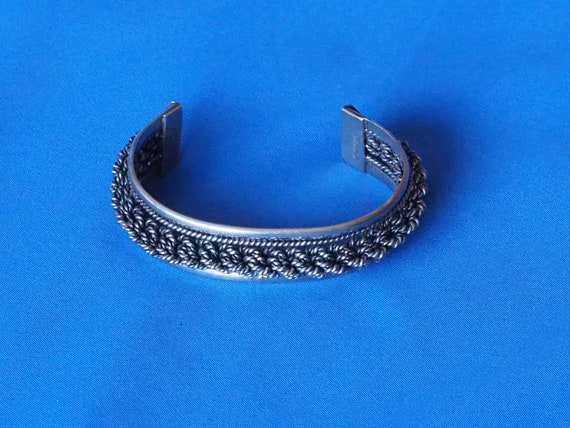 Mexican Sterling Silver Bracelet - image 3