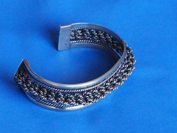 Mexican Sterling Silver Bracelet - image 2