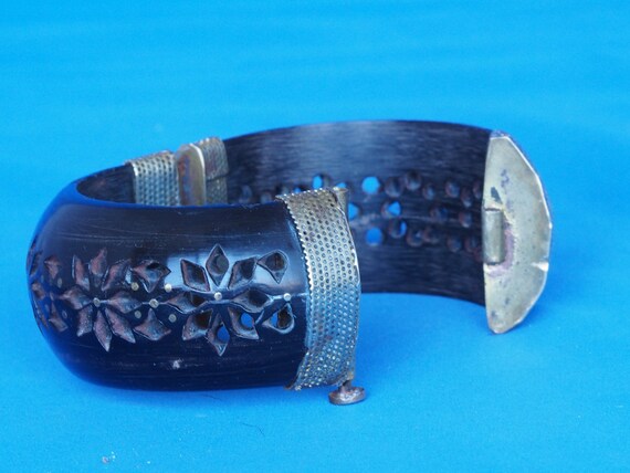 Carved Wood Bracelet - image 2