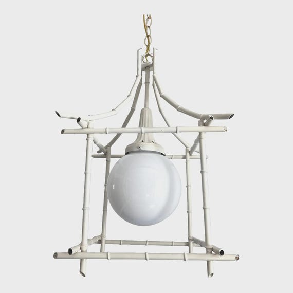 1960s Bamboo Pagoda Light