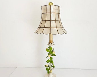 Midcentury Italian Lemon Tree Lamp & Shade