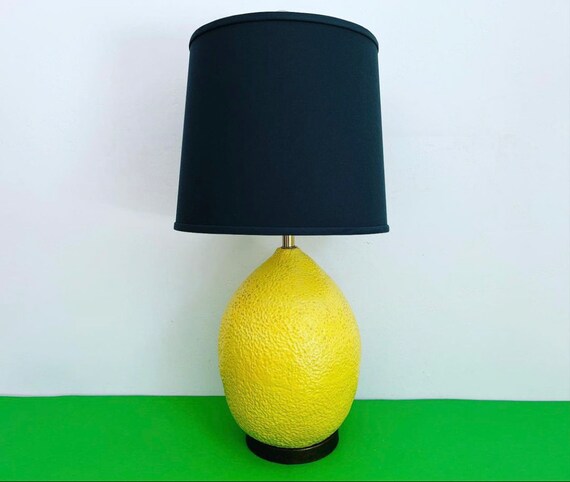 Oversize Ceramic Lemon Lamp by Hanson & Shade