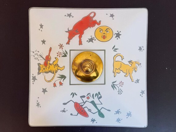Nursery Rhyme Ceiling Light, C1950