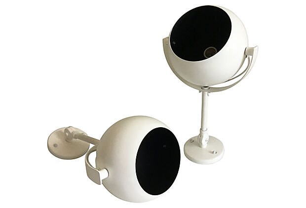 mid century eyeball lamp