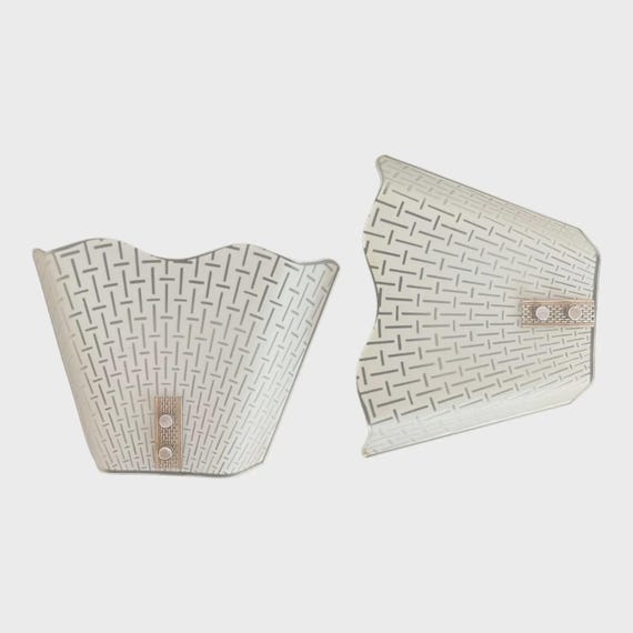 Wavy Glass Sconces - Pair, C1960