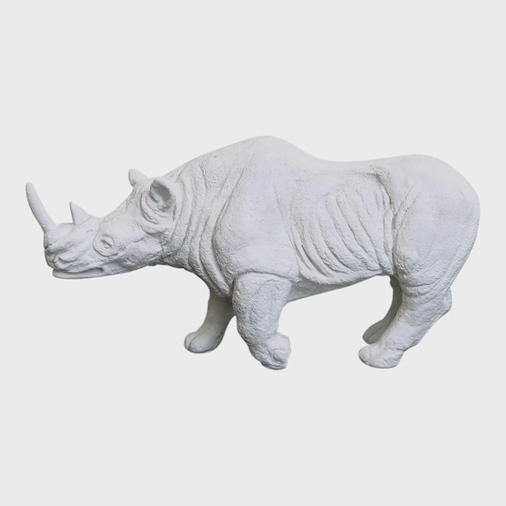 Plaster Rhino Sculpture, C1970