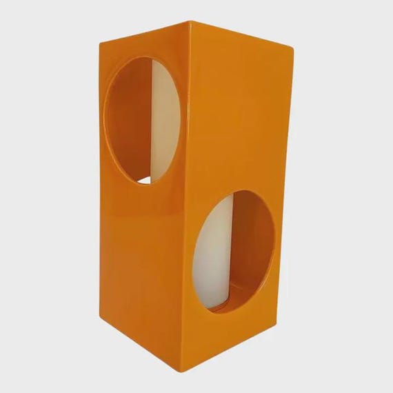 Geometric Ceramic Cutouts Lamp, C1960
