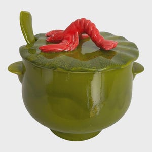 Lobster Soup Tureen by California Pottery