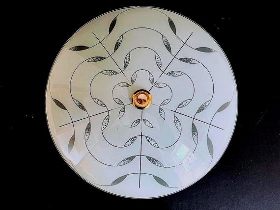 Modern Floral Ceiling Light, C1970