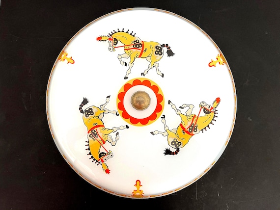 1950s Show Horses Ceiling Light