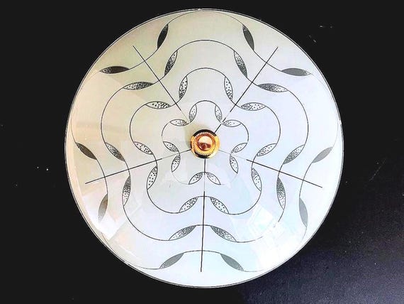 Modern Floral Ceiling Light, C1970