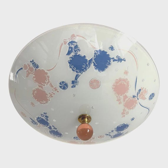 1950s Poodles Flush Light