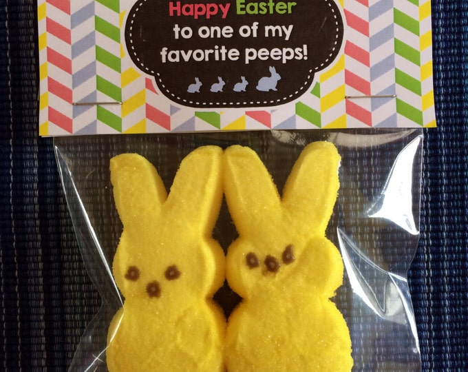 Peeps Bag Topper Instant Download Easter Digital Printable Easter Bag ...