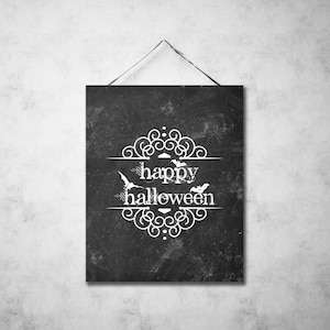 Halloween Printable - Instant Download - Halloween Print - Halloween Art - Digital Halloween - Holiday Print - Halloween - Pumpkin Art