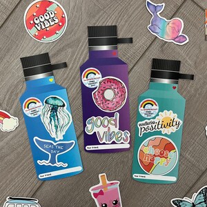 Water Bottle Valentine - Instant Download -  Digital Valentines - Kids Valentines - Water Bottle Valentine Cards - Water Bottle Decals
