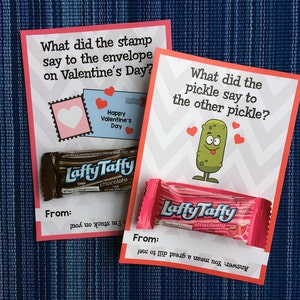 Joke Valentine - Instant Download - Valentine&#39;s Day Digital Printable -  Digital Valentines - Kids Valentines - Jokes - Funny Valentines