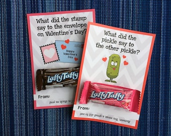 Joke Valentine - Instant Download - Valentine's Day Digital Printable -  Digital Valentines - Kids Valentines - Jokes - Funny Valentines