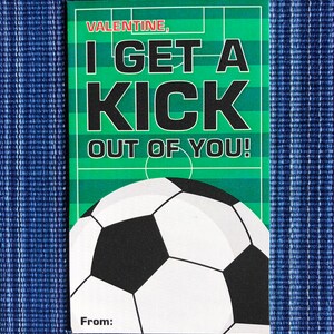 Soccer Valentines - Instant Download - Digital Valentine - Kids Valentines - Soccer - Valentine Printable - Soccer Valentine - Kid Valentine