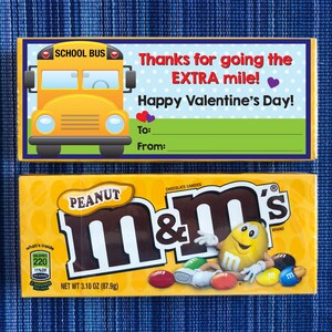 Bus Driver Valentine - Instant Download - Valentine&#39;s Day Digital Printable -  Digital Valentines - Kids Valentines - School Bus Valentine