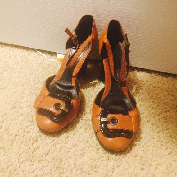 Vintage Fendi wedge buckle shoe - size 36 - image 1
