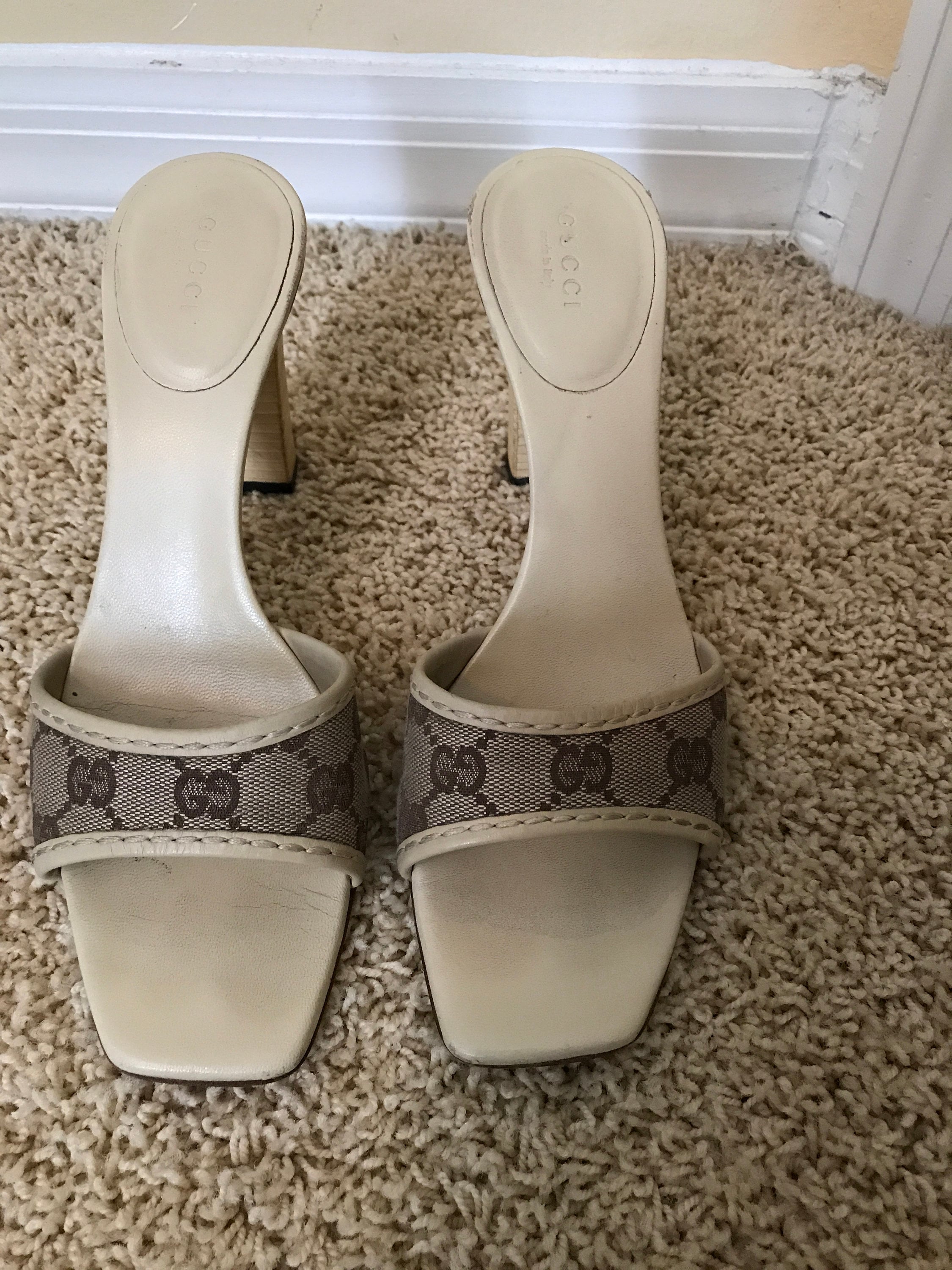 Authentic Vintage Gucci Sandal -size 8 1/2B - Etsy Authentic Vintage Gucci Sandal -size 8 1/2B - Etsy