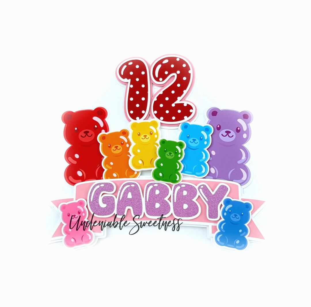 gummy-bear-cake-topper-personalized-birthday-party-decoration-etsy