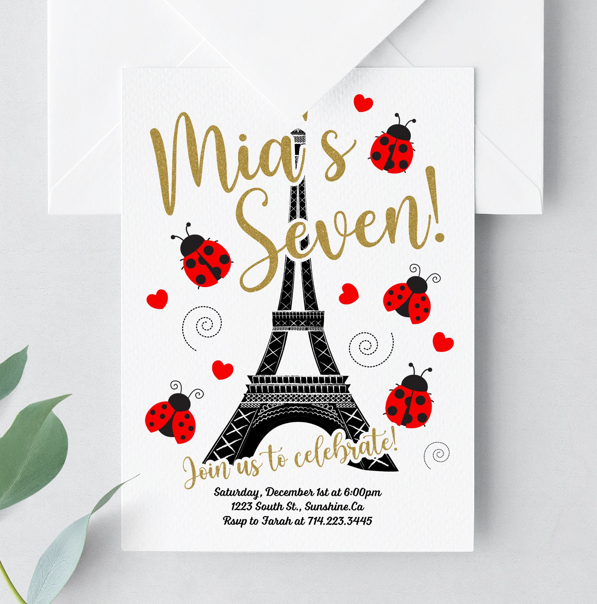 Torre Eiffel Ladybug PNG Images