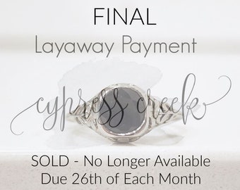 FINAL Layaway for S.H. - No Longer Available. Due 7/1  - Deco Sapphire Solitataire 18k White Gold