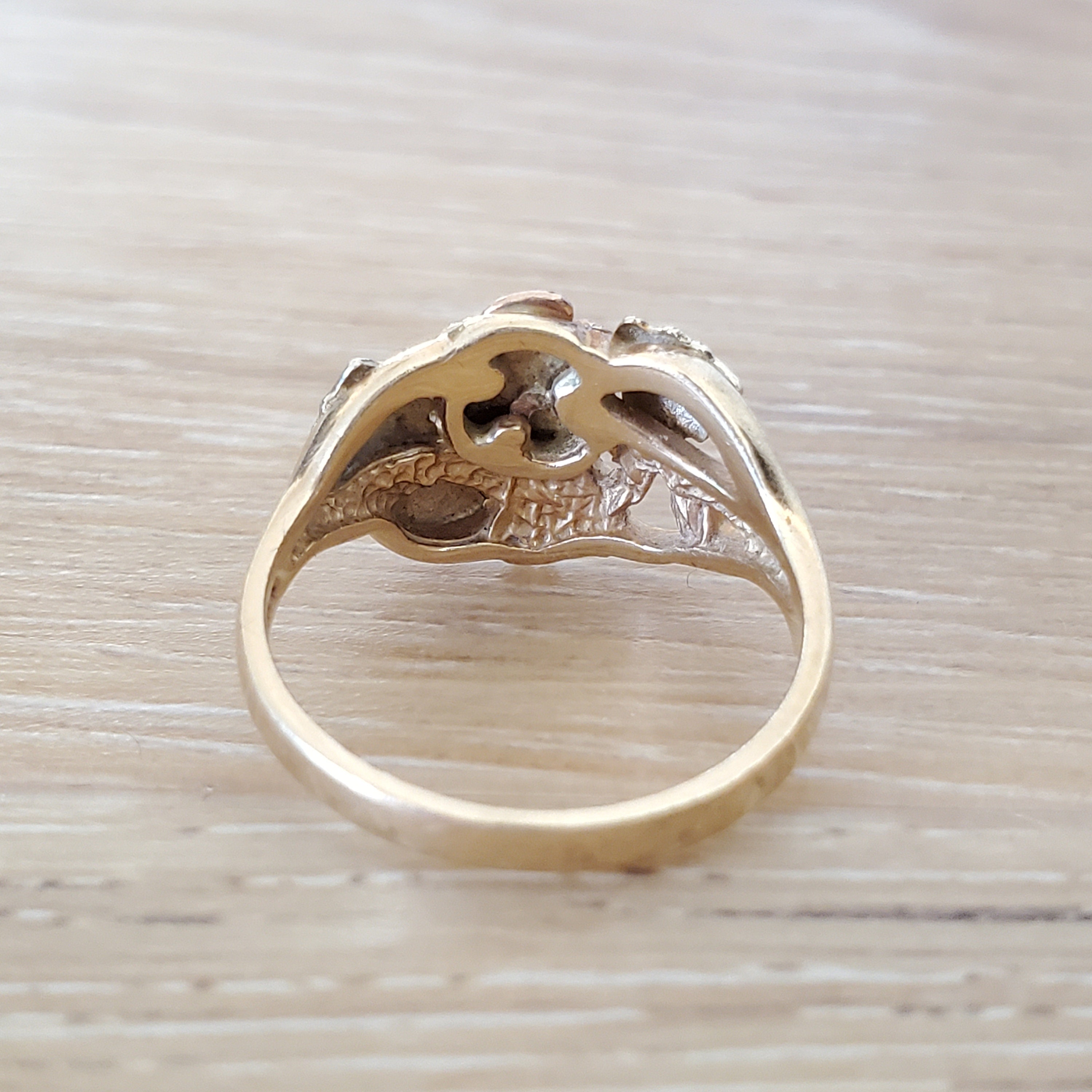 Vintage Black Hills Gold Ring in 10k TriColored Gold Size 5 Etsy