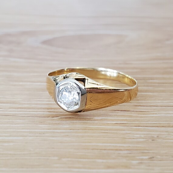 Antique Engagement Ring | Classic Edwardian Old E… - image 4