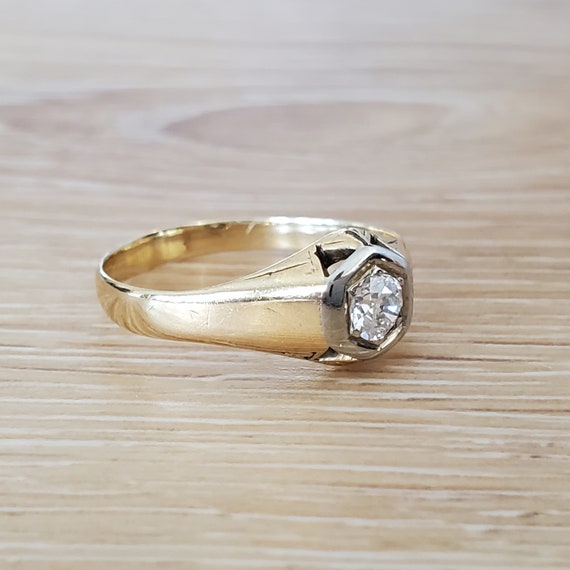 Antique Engagement Ring | Classic Edwardian Old E… - image 5