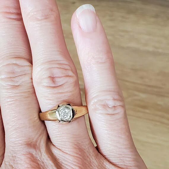 Antique Engagement Ring | Classic Edwardian Old E… - image 8