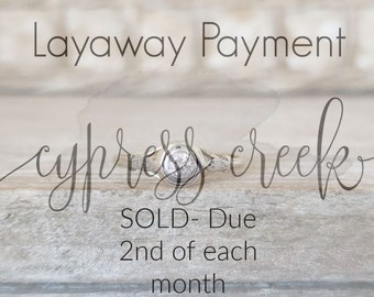 Layaway for R.N. - No longer available. Bezel diamond ring Due 2nd of each month