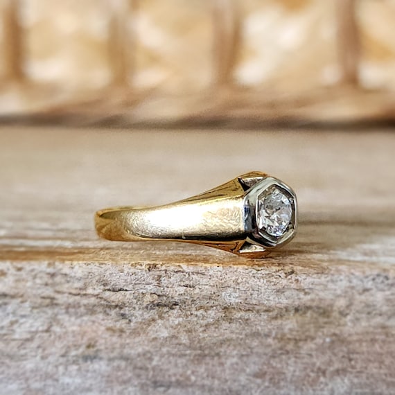 Antique Engagement Ring | Classic Edwardian Old E… - image 10