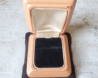 Vintage Antique Art Deco Celluloid Presentation Box for Engagement Ring or Wedding