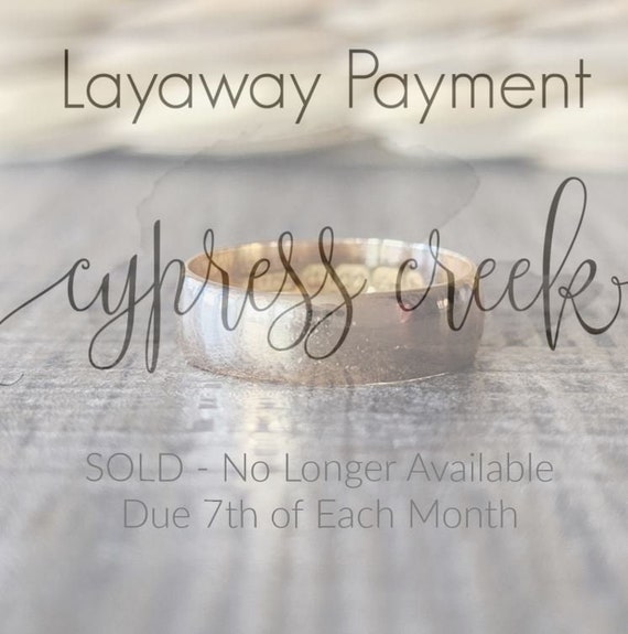 Layaway for M.P. - No longer available - 22k Band 