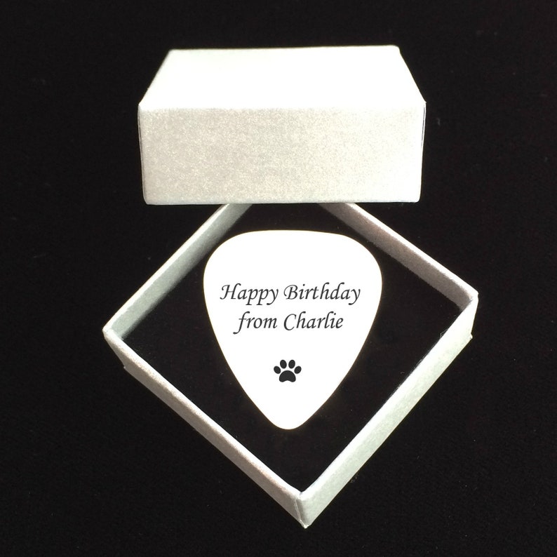 Personalised Guitar Pick, Plectrum with Engraving, Personalised Gift for Guitar Player, Music Lover image 4