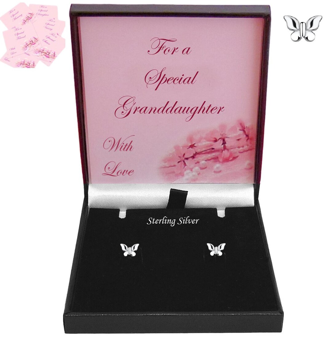 NEWEI Lindos Aretes De Mariposa Colgantes Para Mujeres