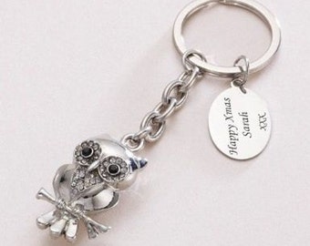 OWL SHAPED - KEY RING main image 0