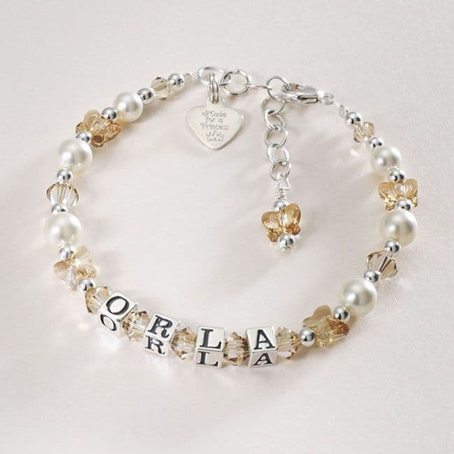 Girls name bracelet Clearance