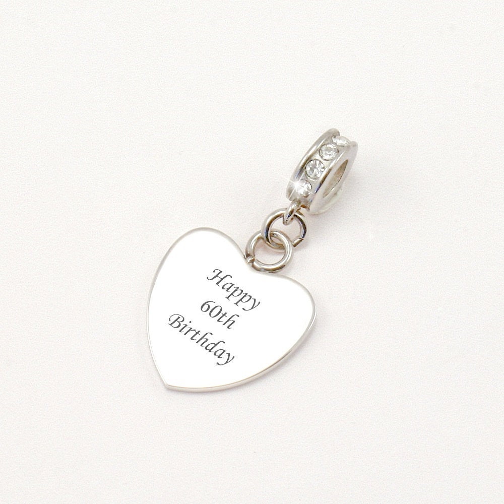 60th birthday charm deals