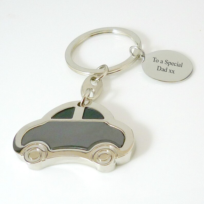 Personalised Car Key Ring with Free Engraving. Etsy