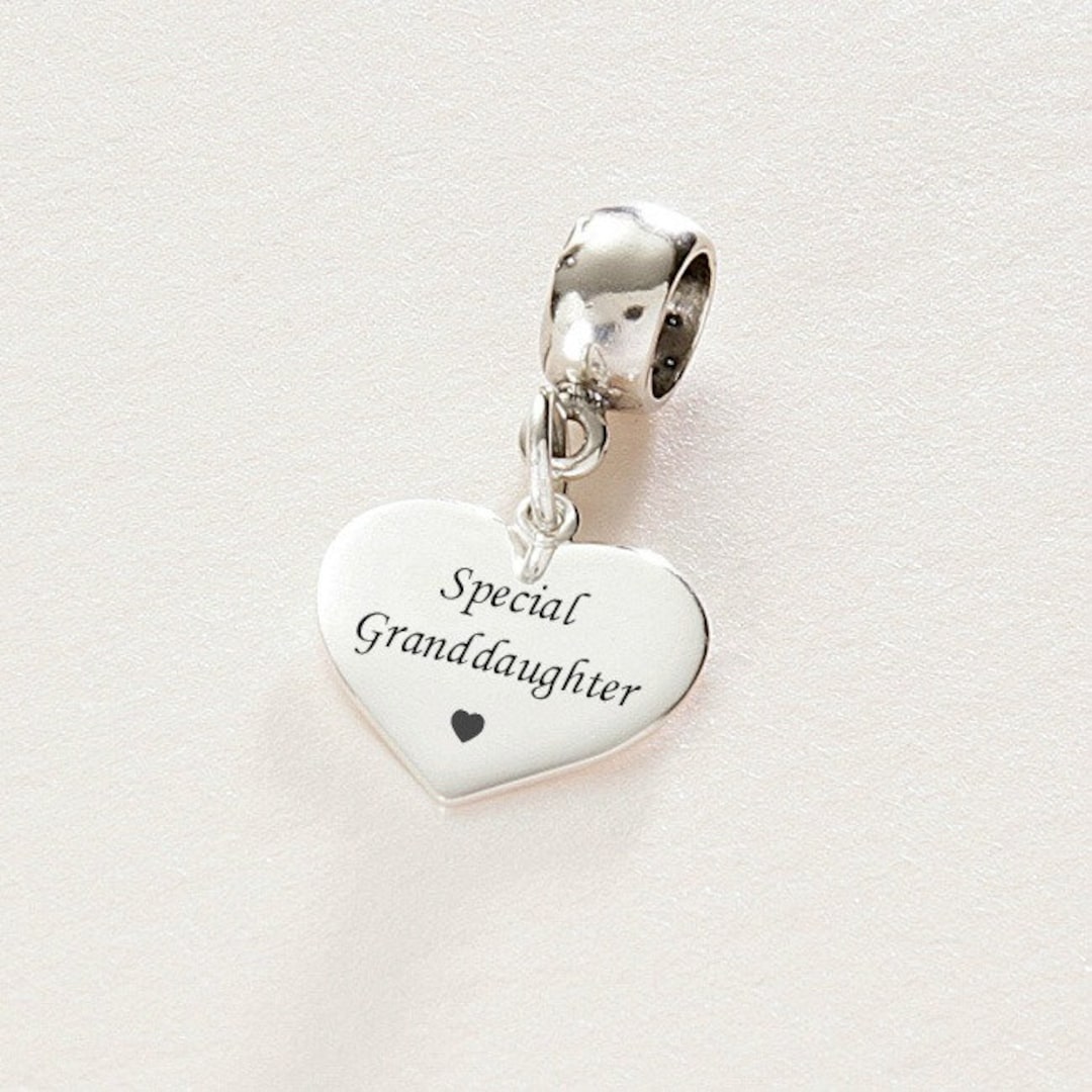 Special Granddaughter Motivational Quote Charm Bracelet Necklace Keychain  for Granddaughter From Grandmother Grandfather - Etsy