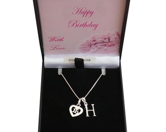 16th Birthday Necklace, Sterling Silver, Gift Boxed for a Special Daughter, Granddaughter, Sister, Niece, Cousin or Special Friend.